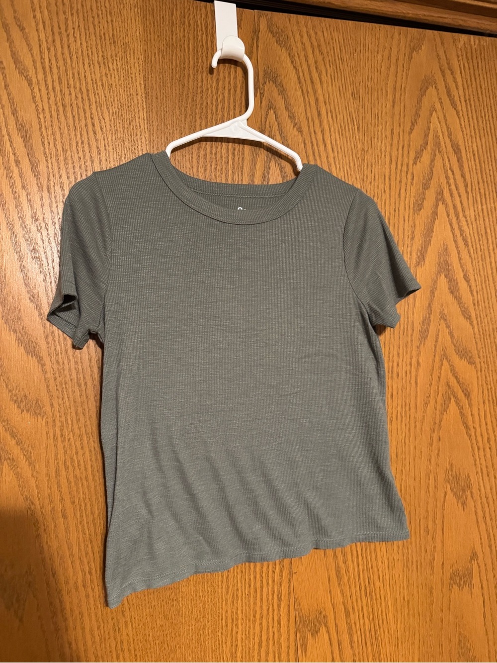 SO Olive Green Short Sleeve Crew Neck Tee